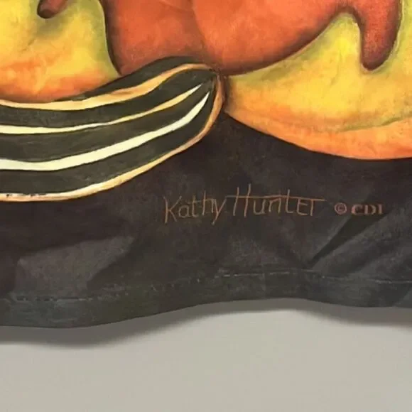 Halloween Night Large Flag with Cat, Jack O’ Lantern, Pumpkin, Leaves and Gourds - Picture 3 of 12